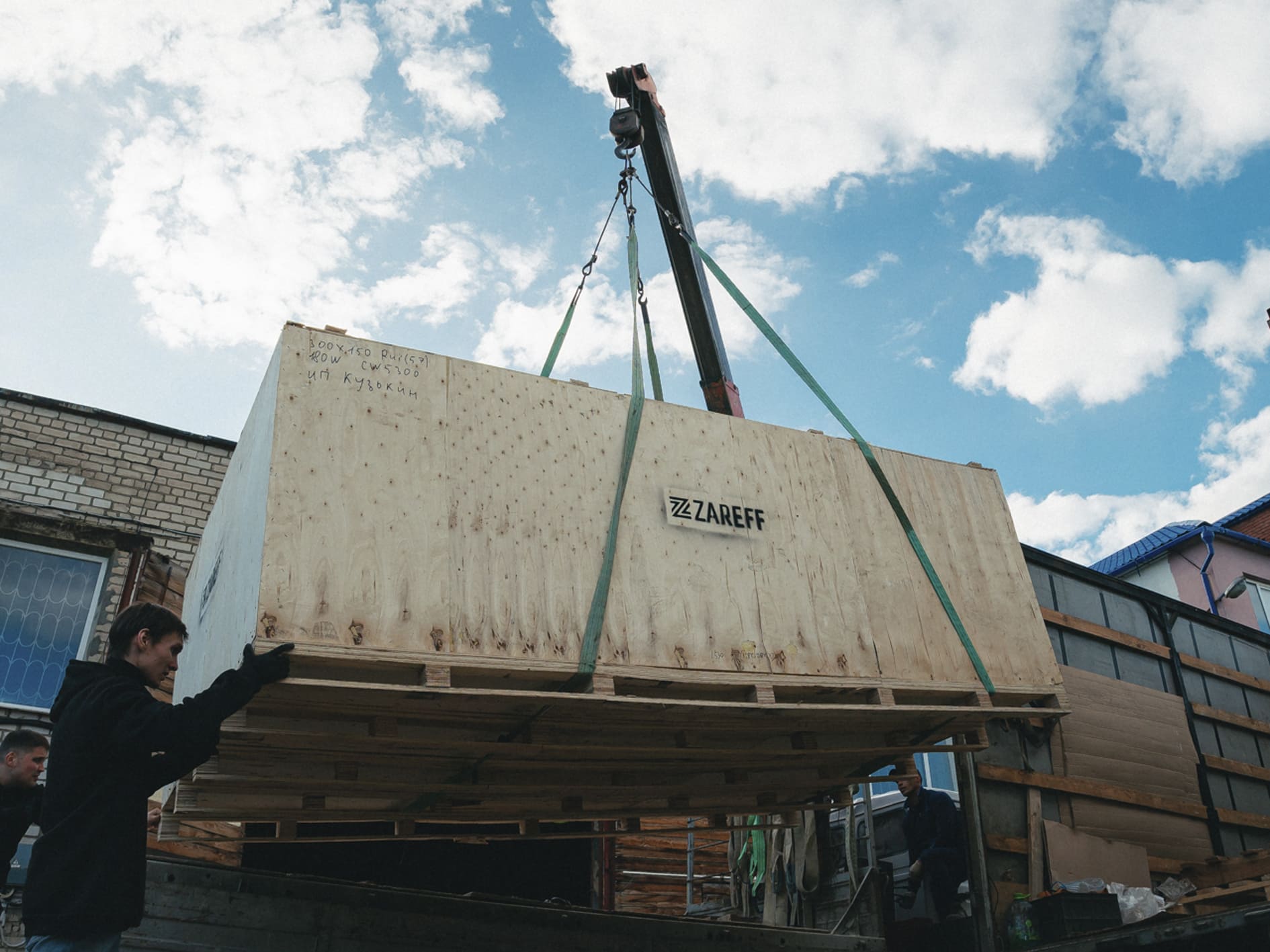 Выгрузка новых станков