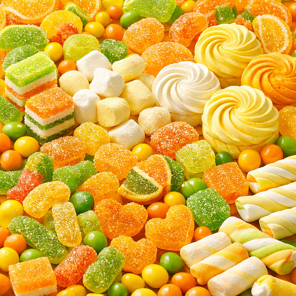 Смесь кислот для обсыпки кондитерских изделий с ровной стабильной кислотностью и усилением вкуса.