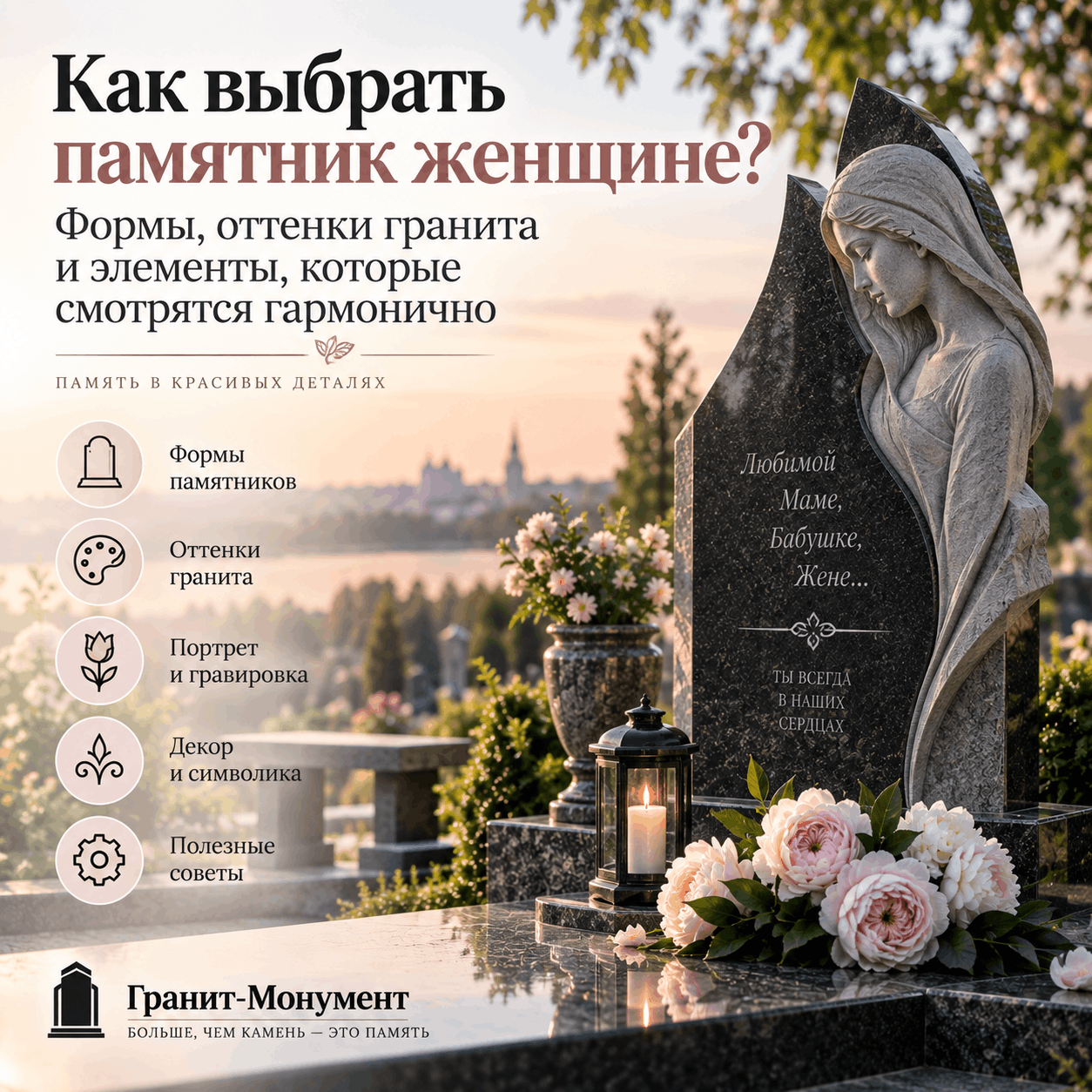 памятник для женщины