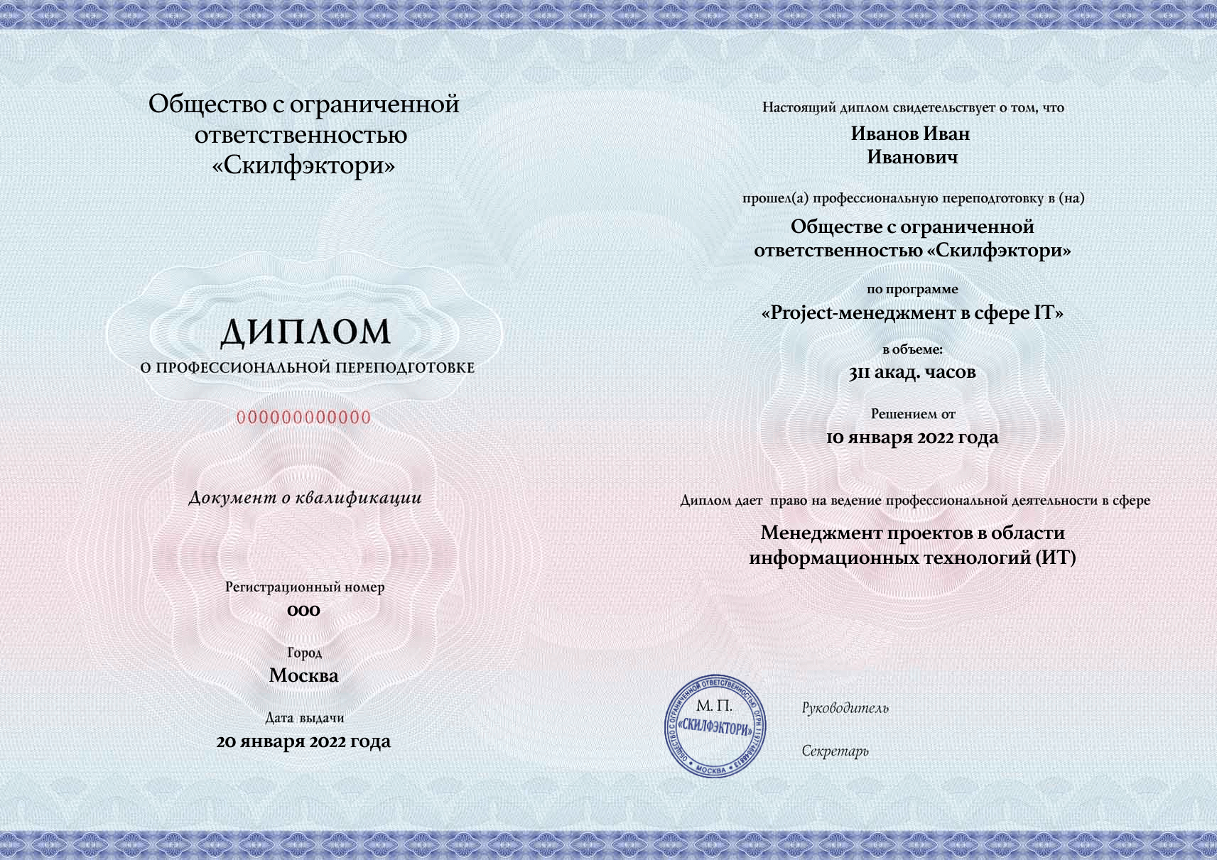 Курсы управления проектами в москве