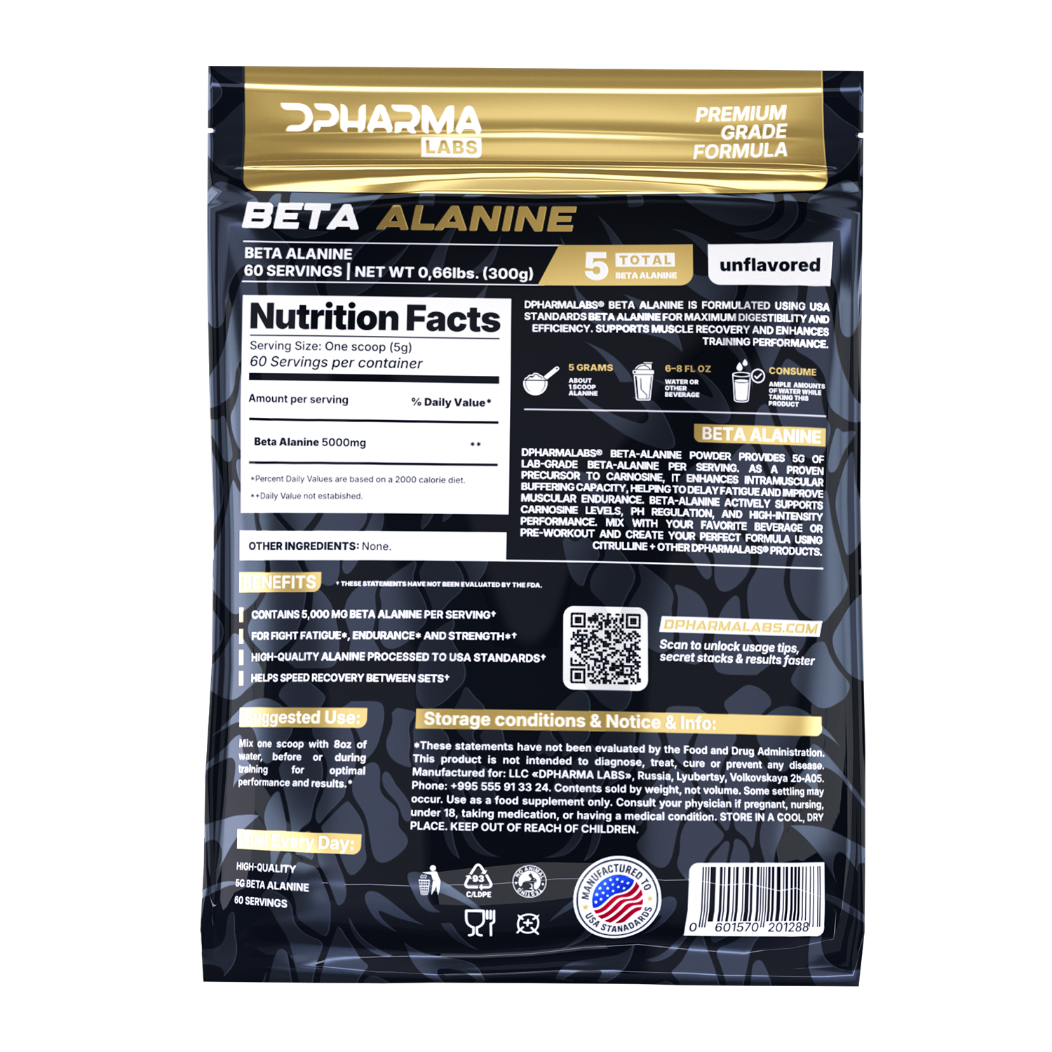 Beta-Alanine — тыл