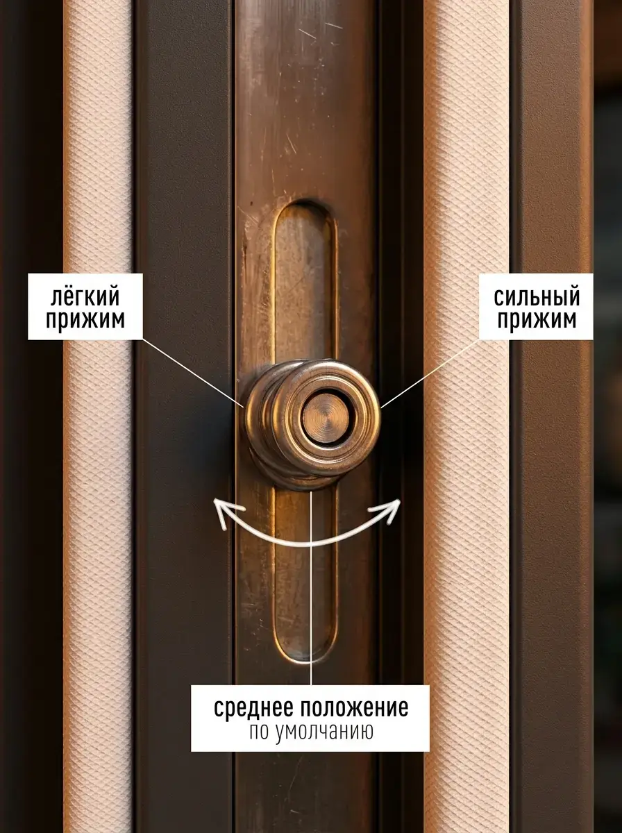 Регулировка режима прижима