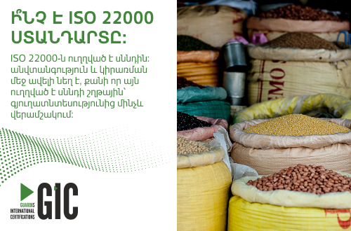 Ի՞նչ է ISO 22000 ստանդարտը: