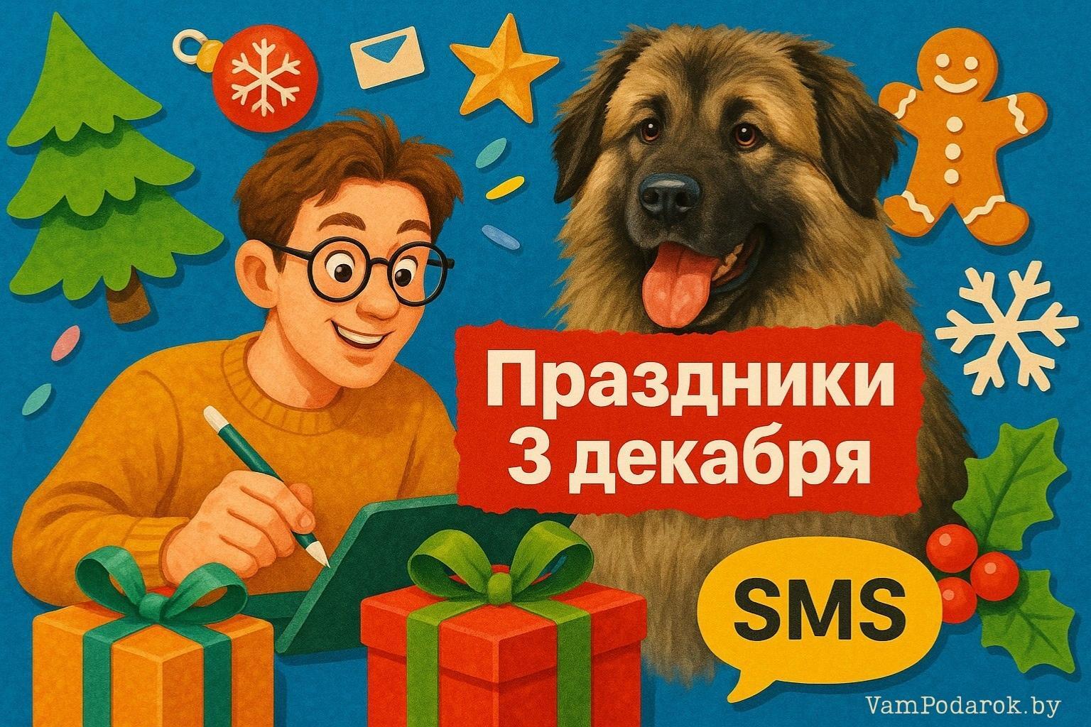 Праздники 3 декабря 2025 года – открытки и картинки