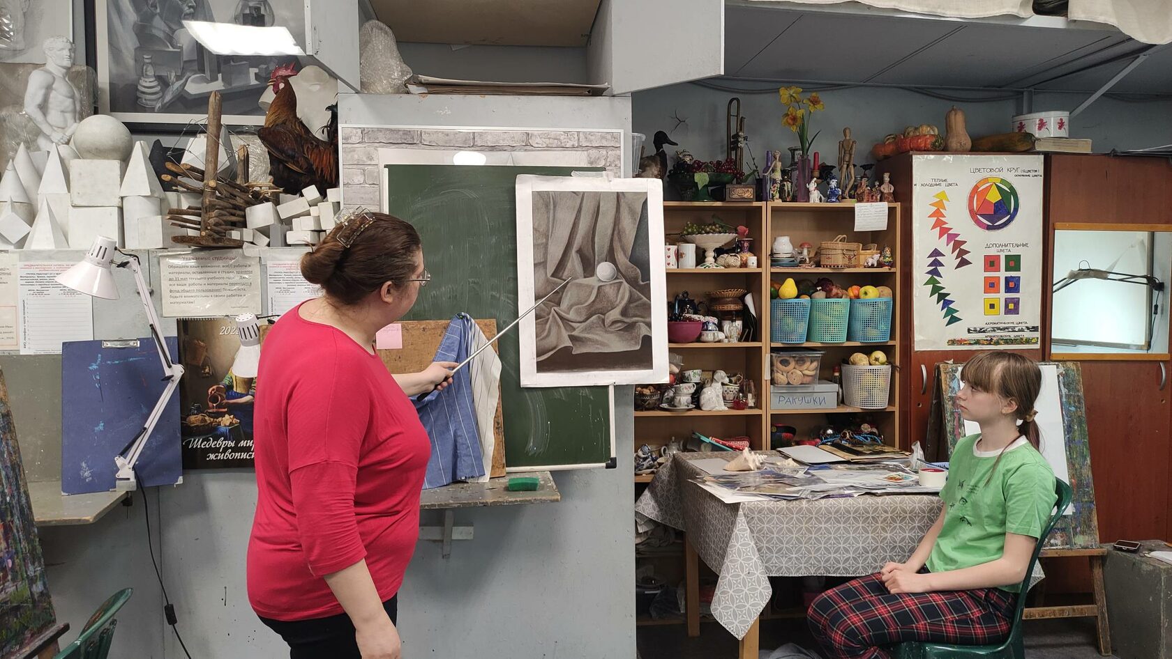 Принципы рисования драпировок ткани