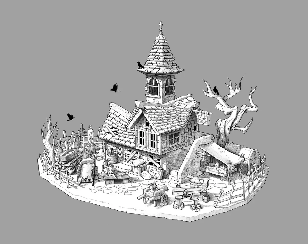 Работа студента NewArtSchool — пример 5