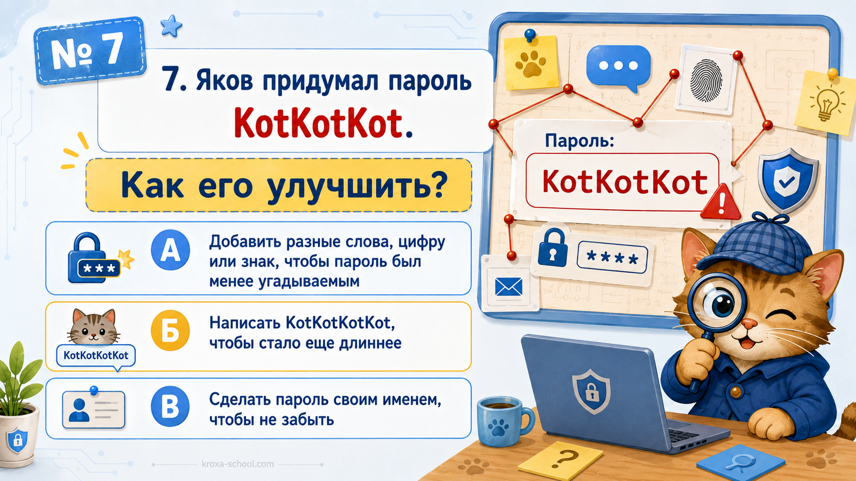 Пример задания из игры КиберДетективы