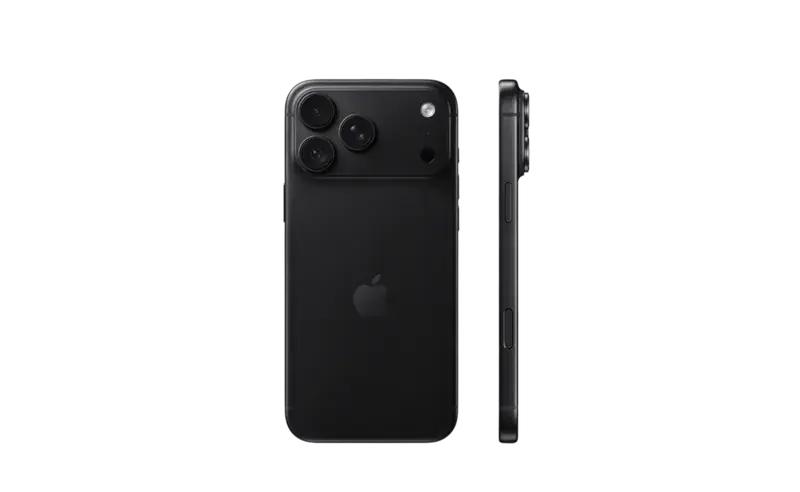 iPhone 18 Pro Max в чёрном цвете, профиль и толщина корпуса