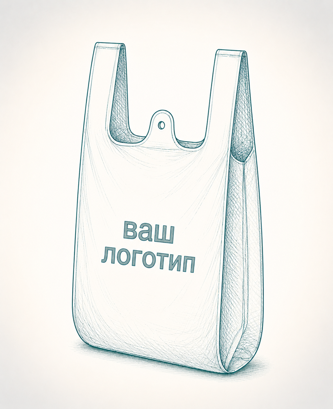 Пакет «Майка» с печатью