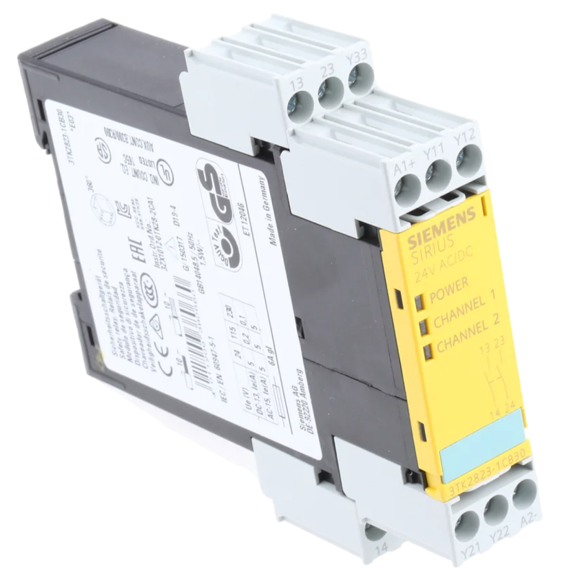 Dc relay. Реле безопасности Siemens Sirius 3tk. 3tk2823-1cb30. Реле безопасности Siemens Sirius 24dc. Siemens Sirius 10e DC 24 V.