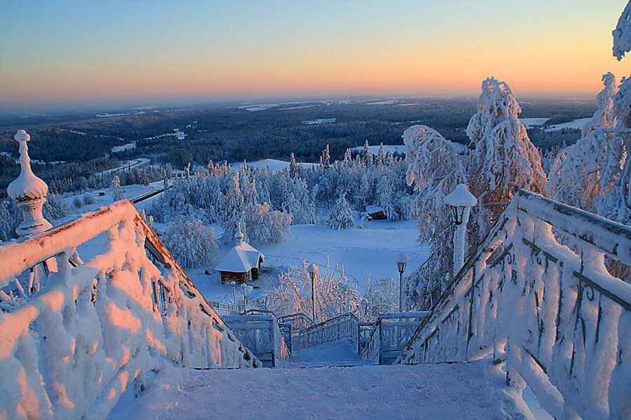 Природа Пермского края зима