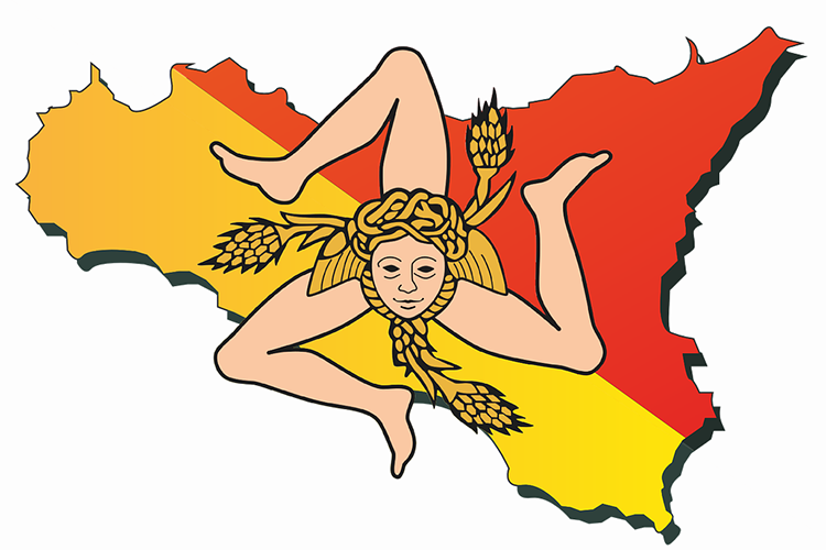 3x5 Foot Sicily Flag Polyester With Brass Grommets Stocked Ready To Ship - Buy S