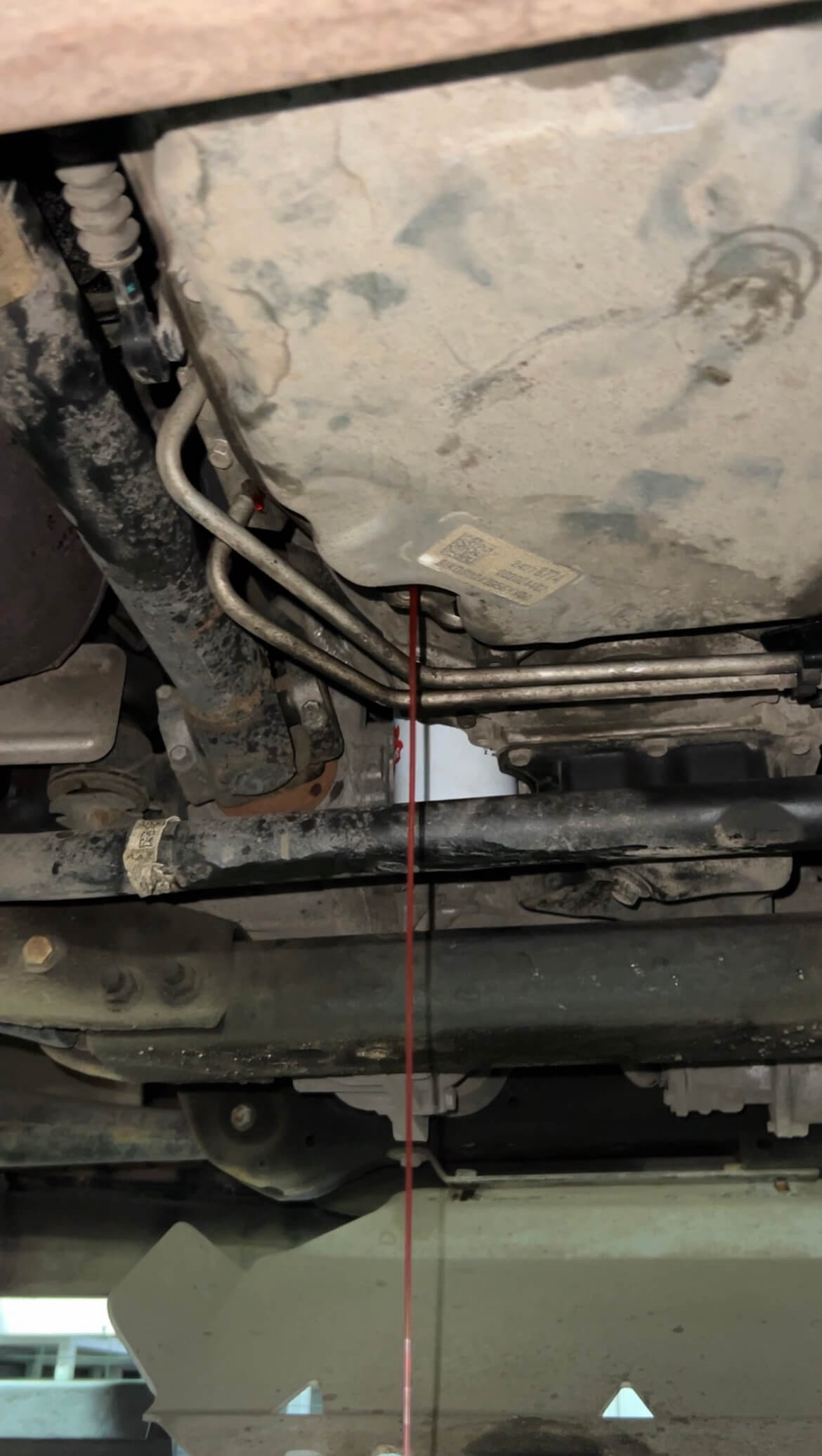 Выставление уровня масла Cadillac Escalade