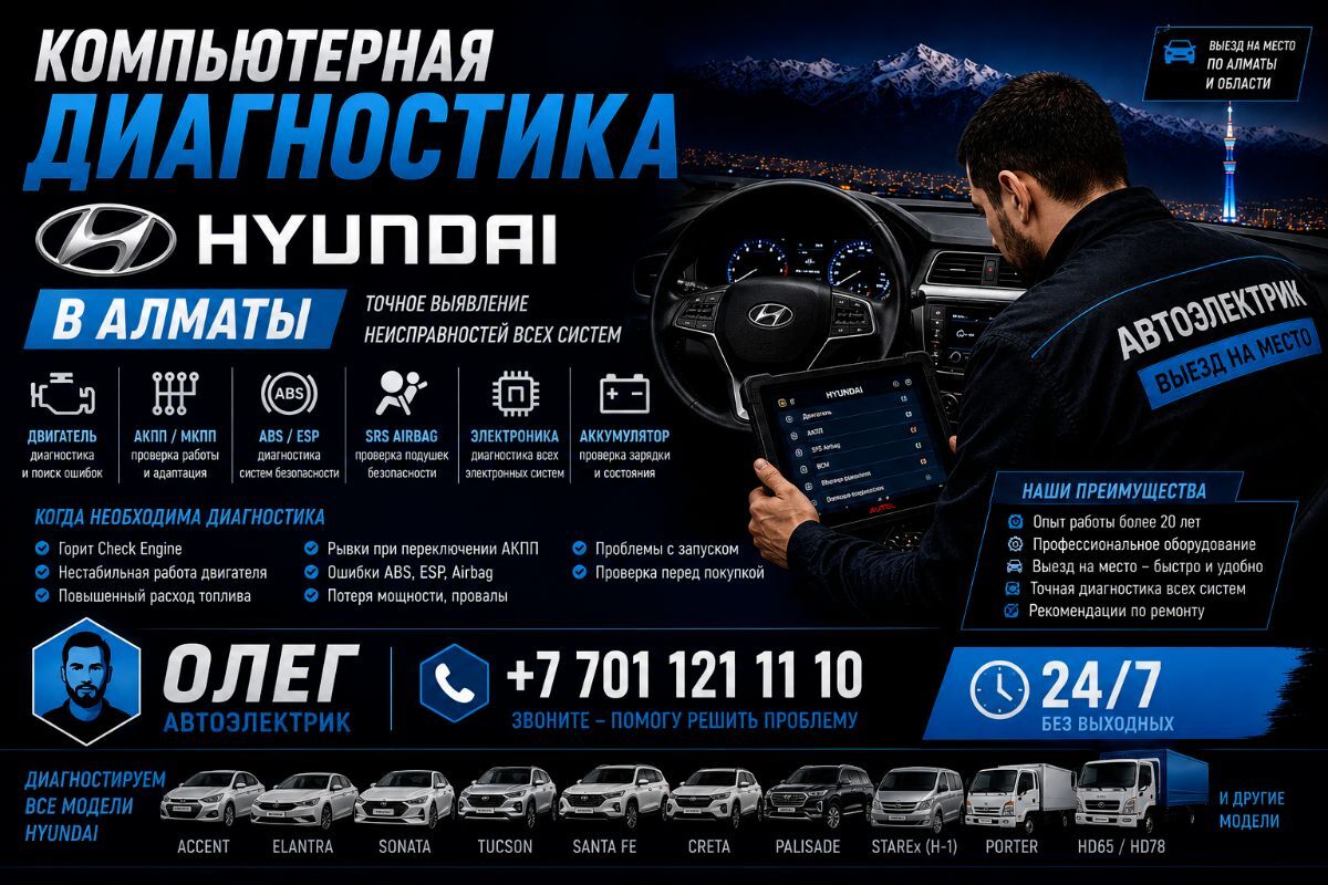 Компьютерная диагностика Hyundai