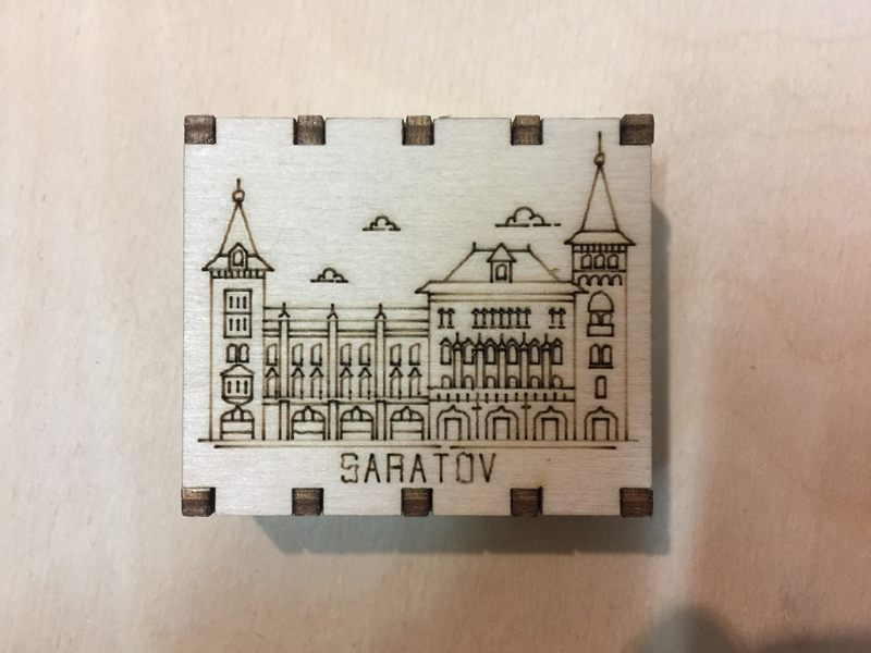 Спички сувенирные на магните города России - Саратов