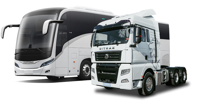 Пассажирский автобус Yutong и грузовой тягач SITRAK — транспорт для пассажирских и грузовых перевозок по Дальнему Востоку