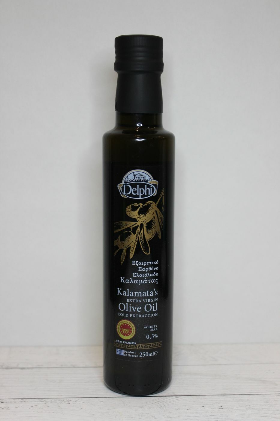  Оливковое масло Kalamata DELPHI нерафинированное Extra Virgin olive oil Каламата Delphi (Греция) 0,25л.