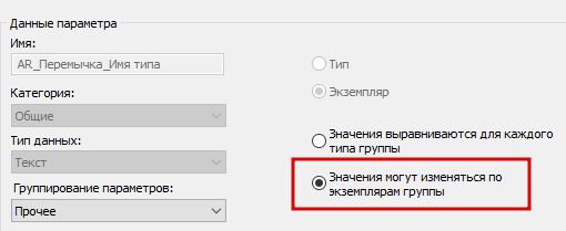 Пример группировки