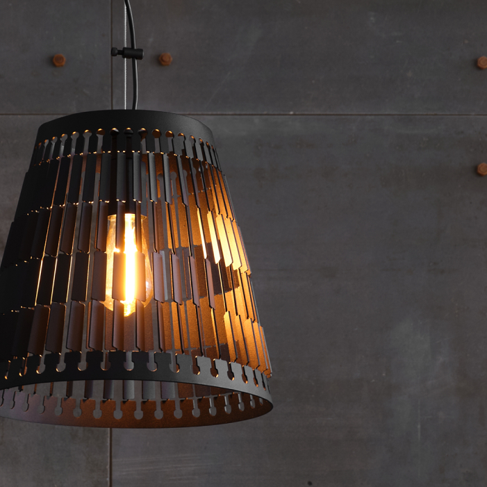 Дизайнерские люстры и светильники из металла ручной работы.