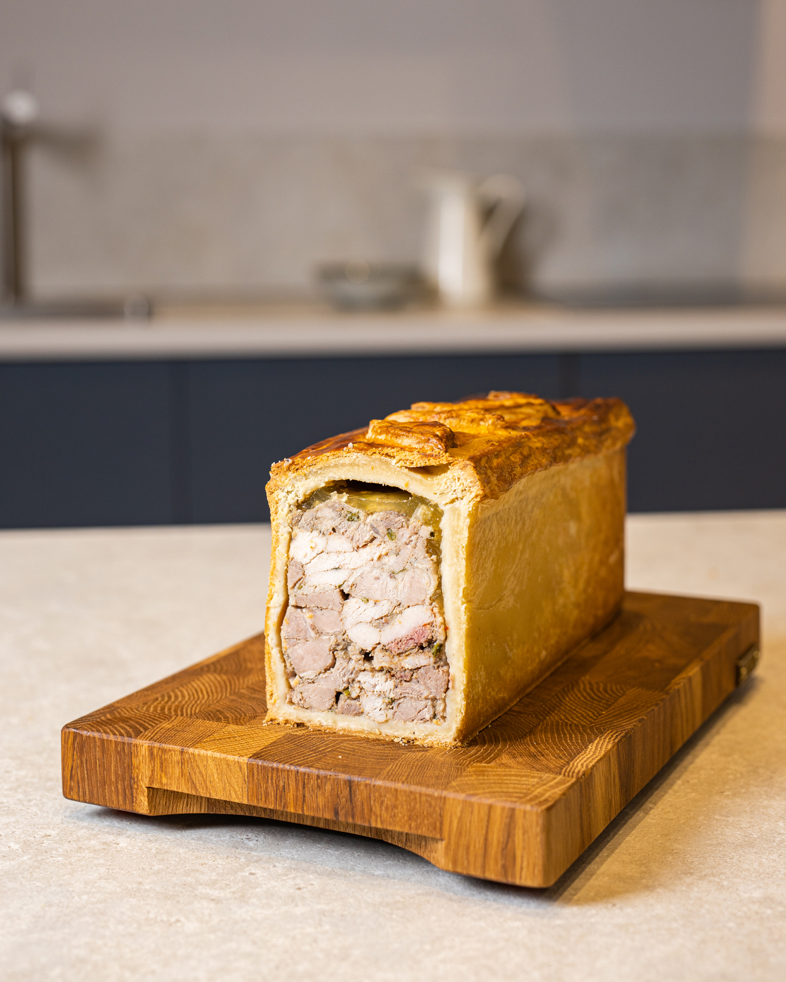 Французский мясной пирог pate en croute