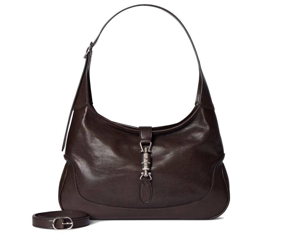 Gucci Jackie Chocolate Brown Leather