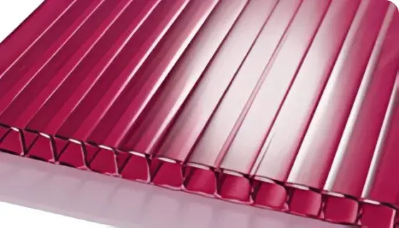 гранатовый сотовый поликарбонат