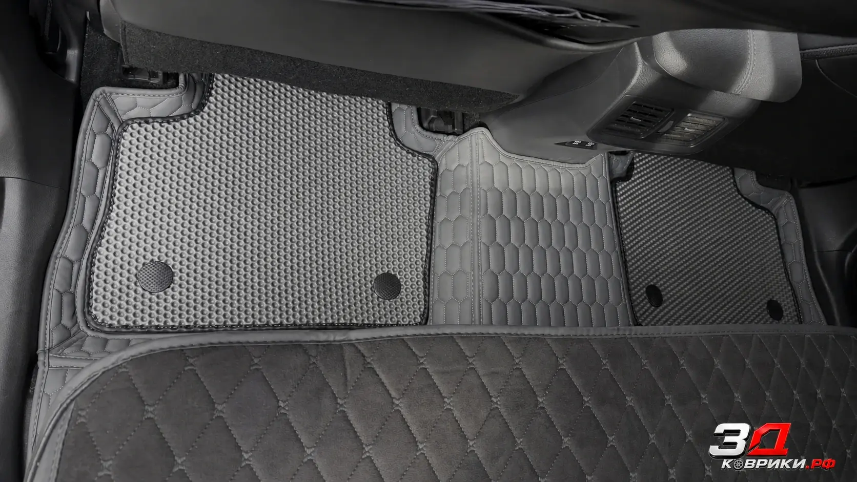 3D коврики RAV4, водительская зона