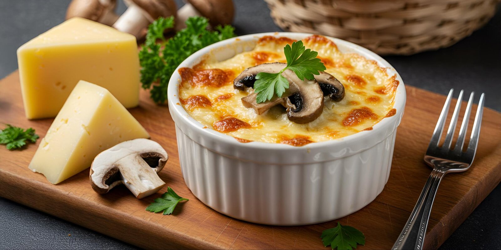 Жульен с курицей и грибами
