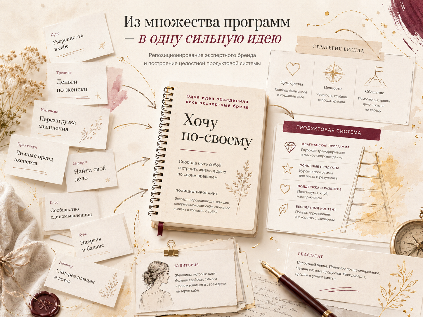 Кейс перепаковки экспертного бренда Жени Шварц