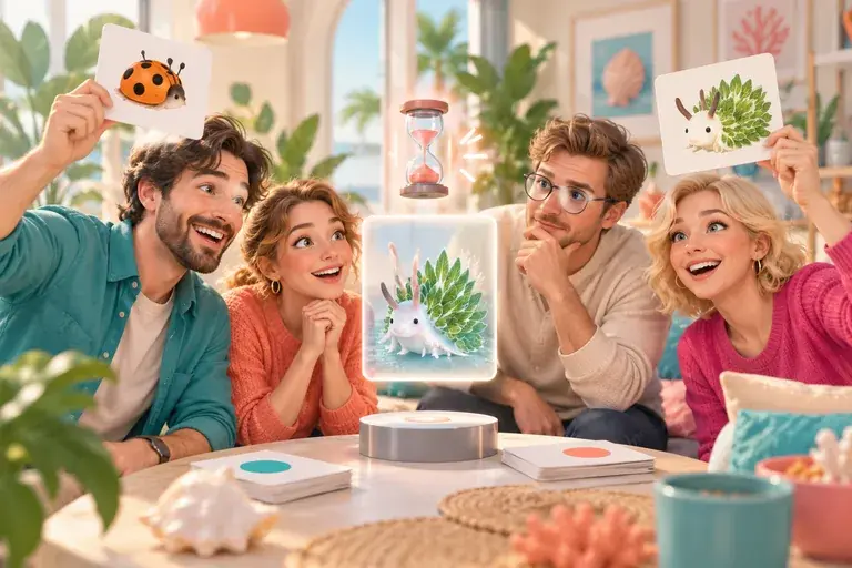 Тематическая иллюстрация к игре Фифти-фифти