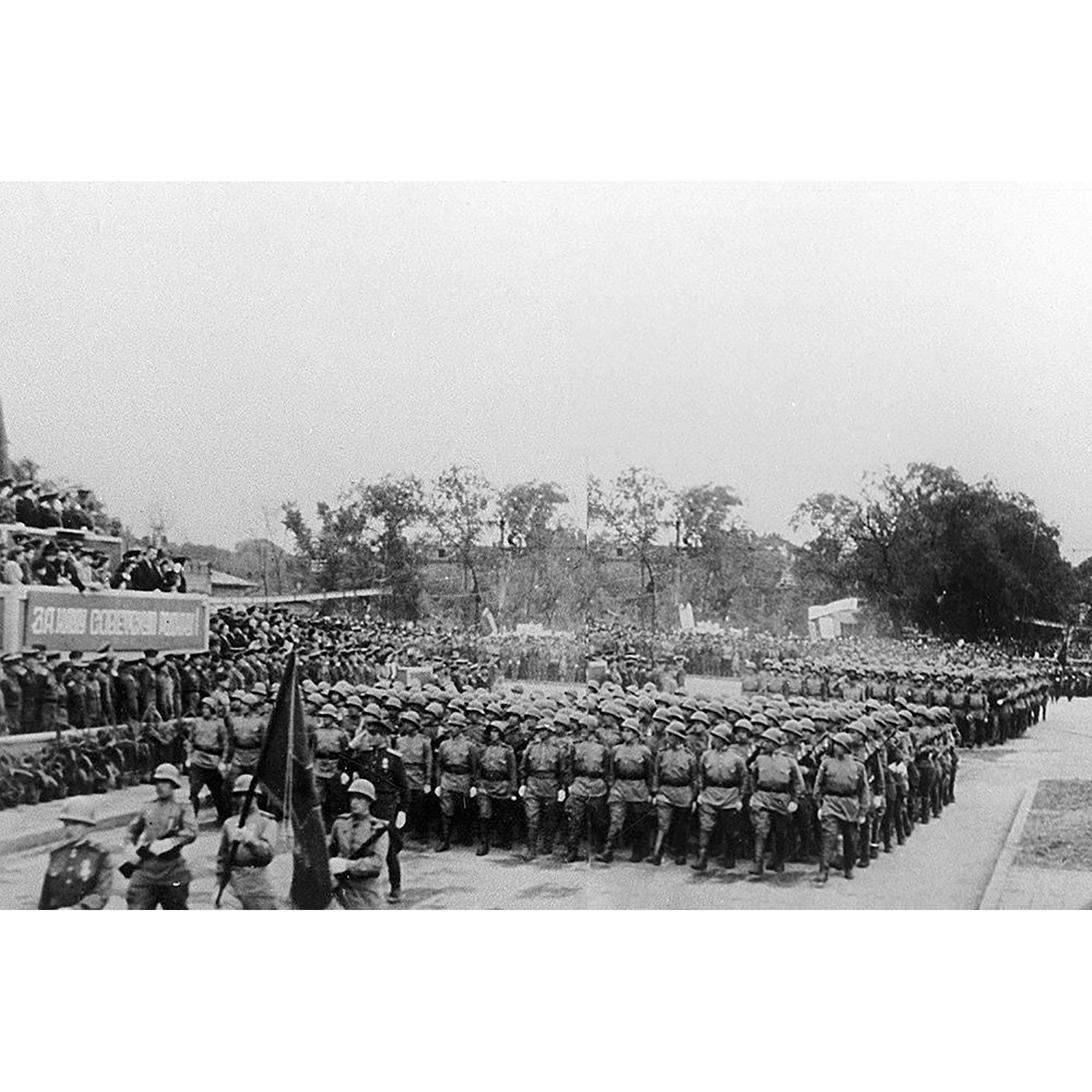 Парад в харбине 1945 фото