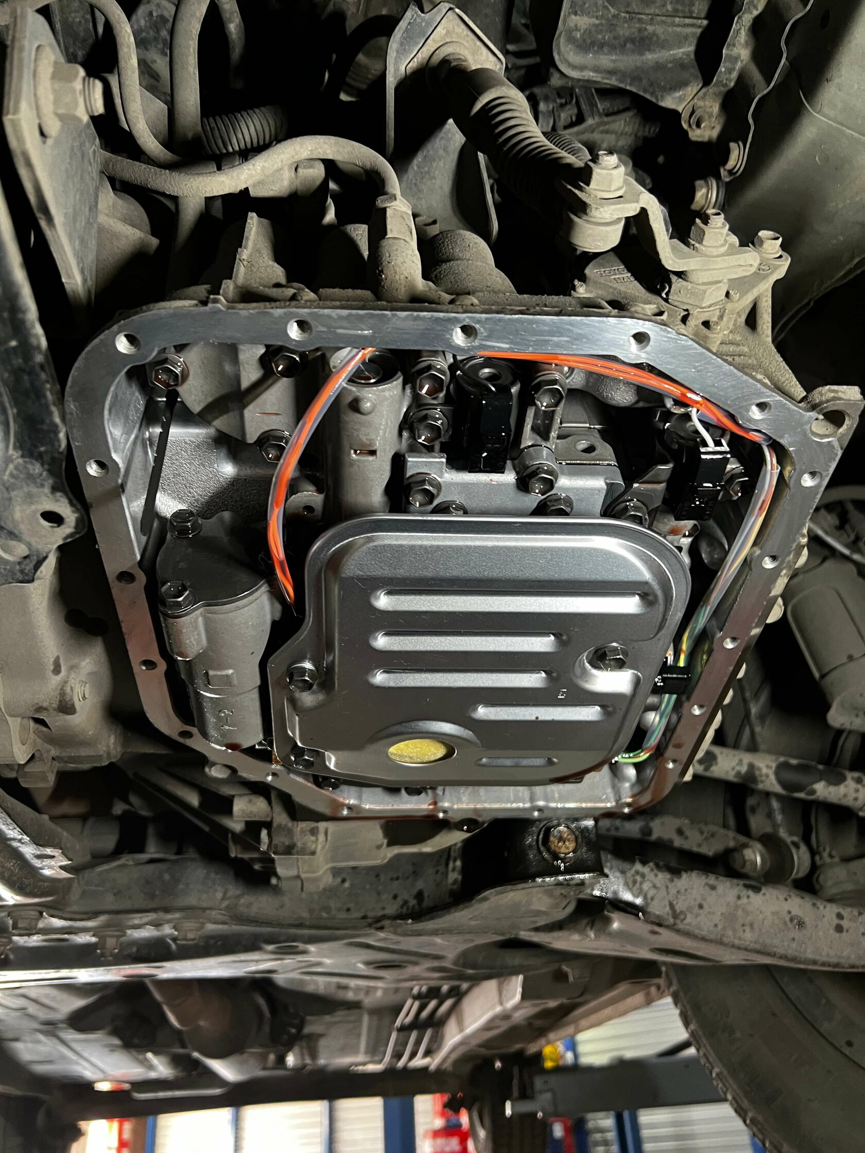 Замена фильтра в АКПП Aisin U241e