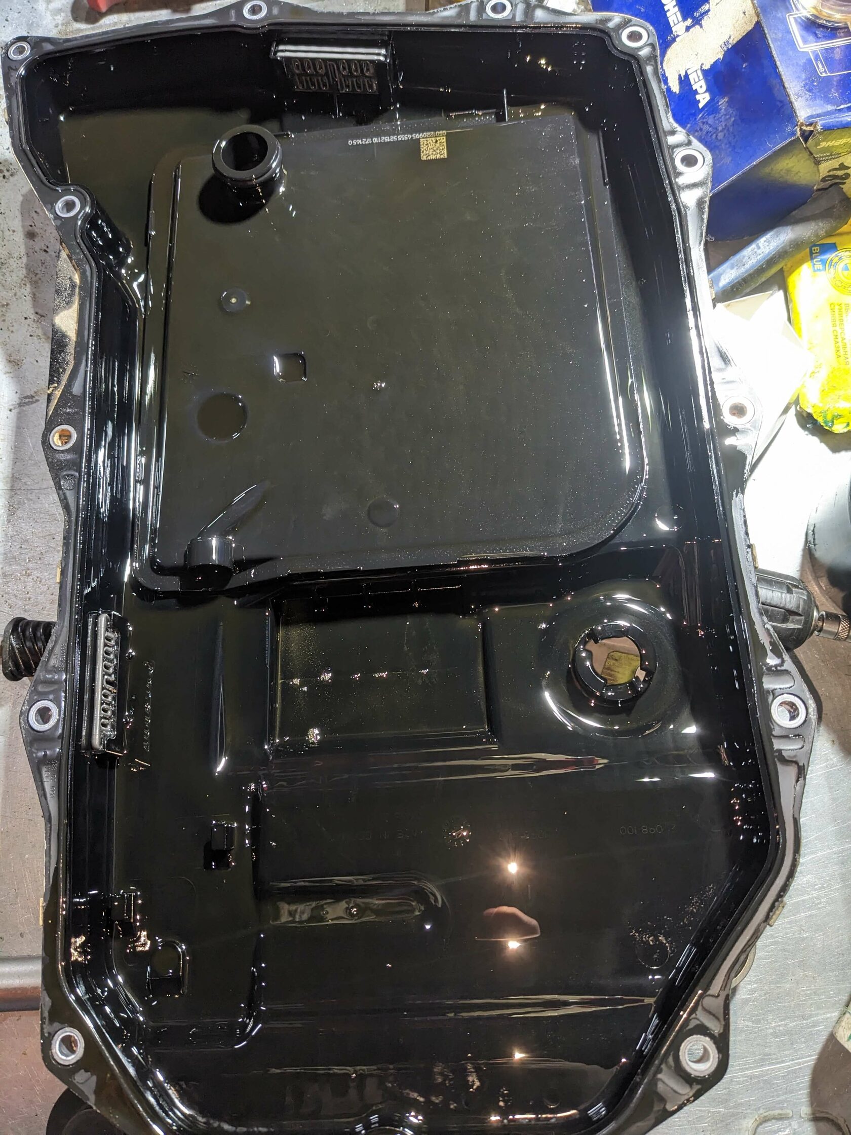 Состояние фильтра и магнитов в поддоне АКПП