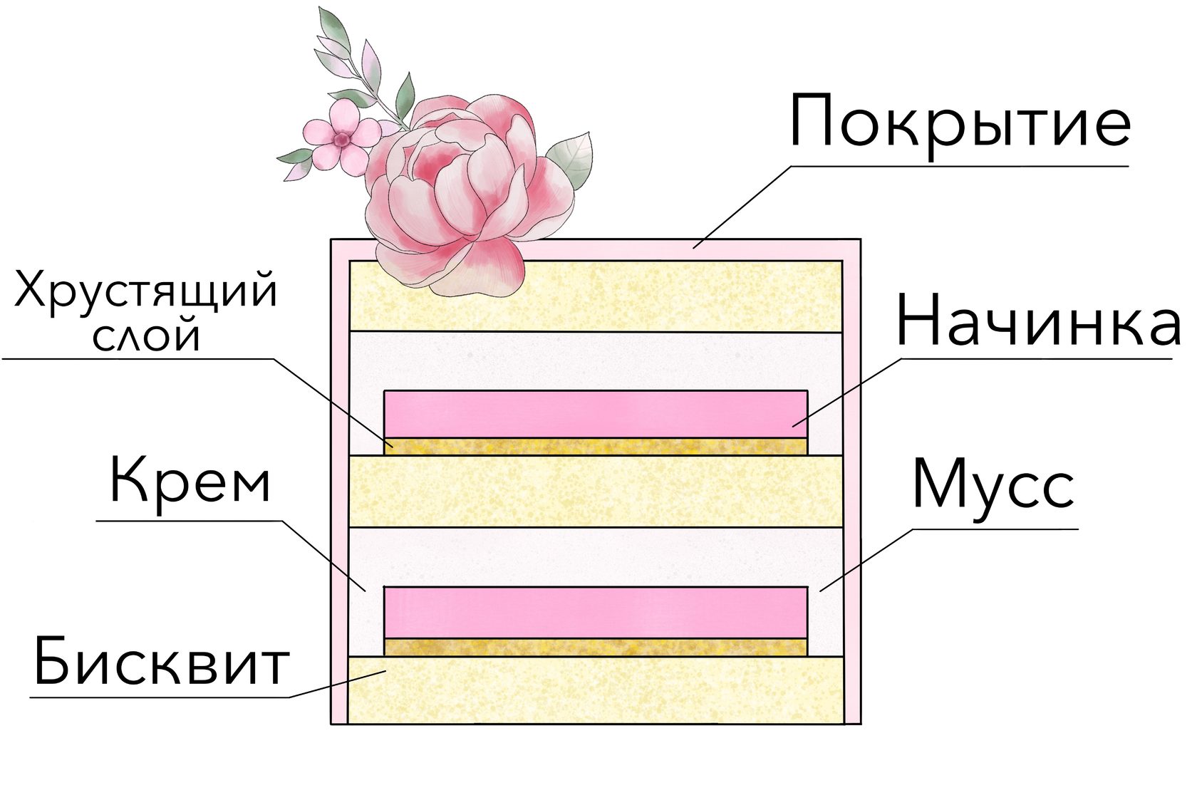 Наши торты состоят из