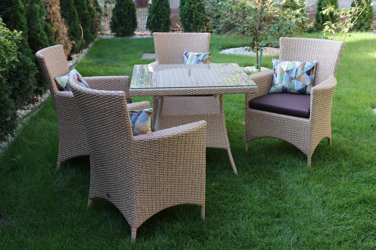 Мебель из экоротанга, устойчивая к выгоранию на солнце