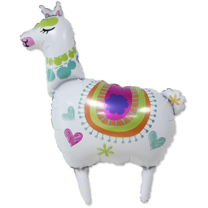 Лама Альпака, белая