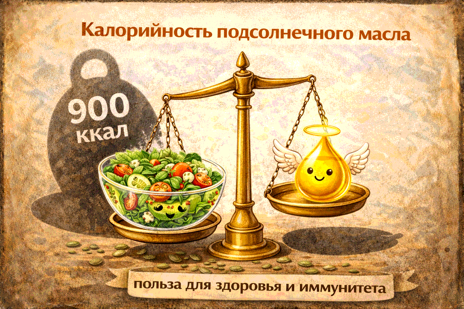 Калорийность подсолнечного масла