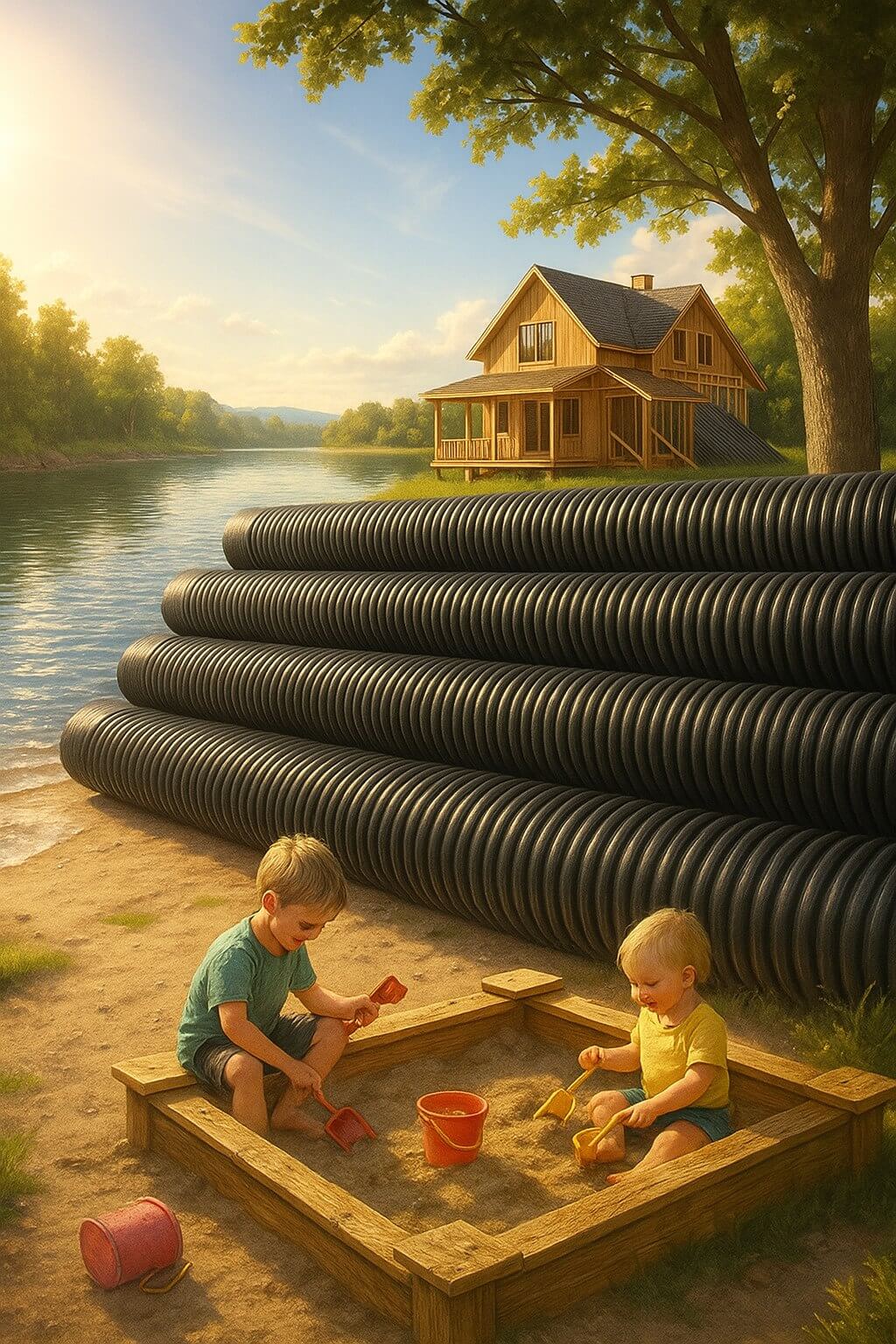 Гофрированные трубы для канавы на въезд: как выбрать правильный класс жесткости (SN6 и SN8)