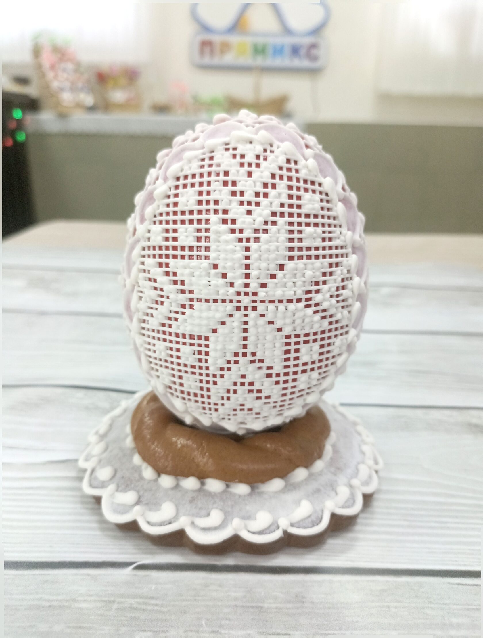 Пряничный снежный шар
