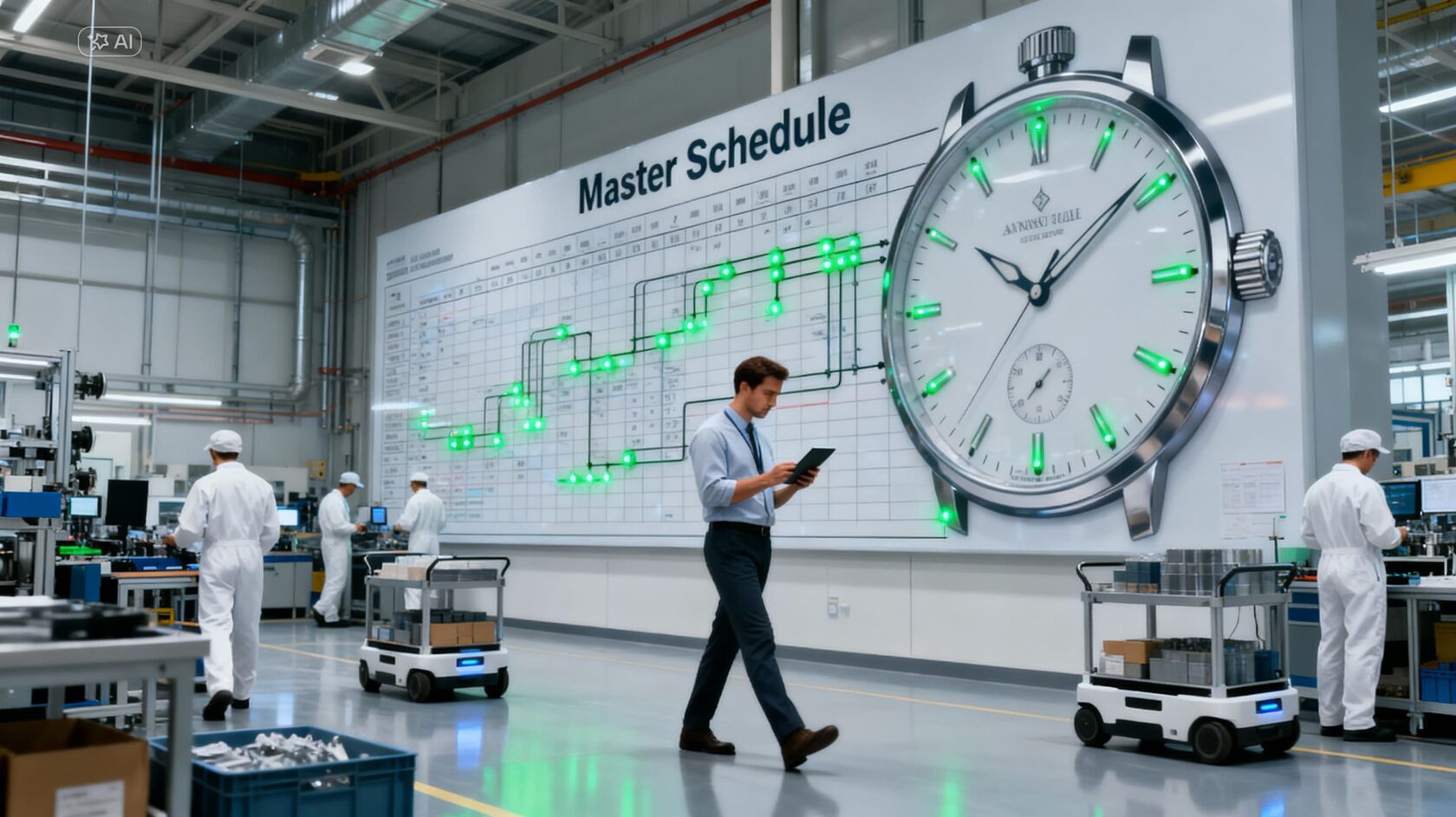 Управление проектом на всём производстве - система эффективности