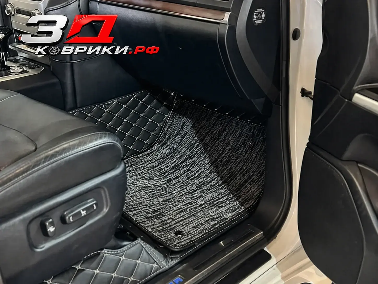 Коврики Toyota Land Cruiser 200 в салон с защитными бортами