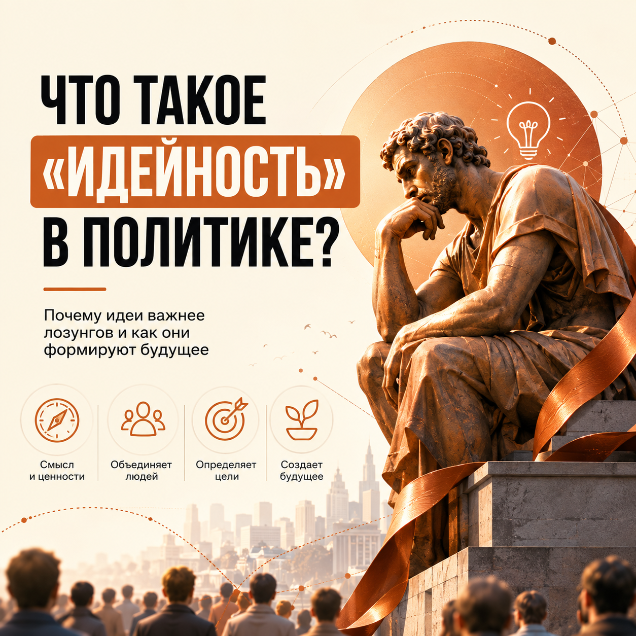 Идейность: определение роль и примеры в политике