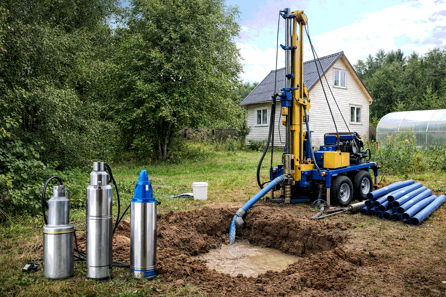 Колодец во дворе