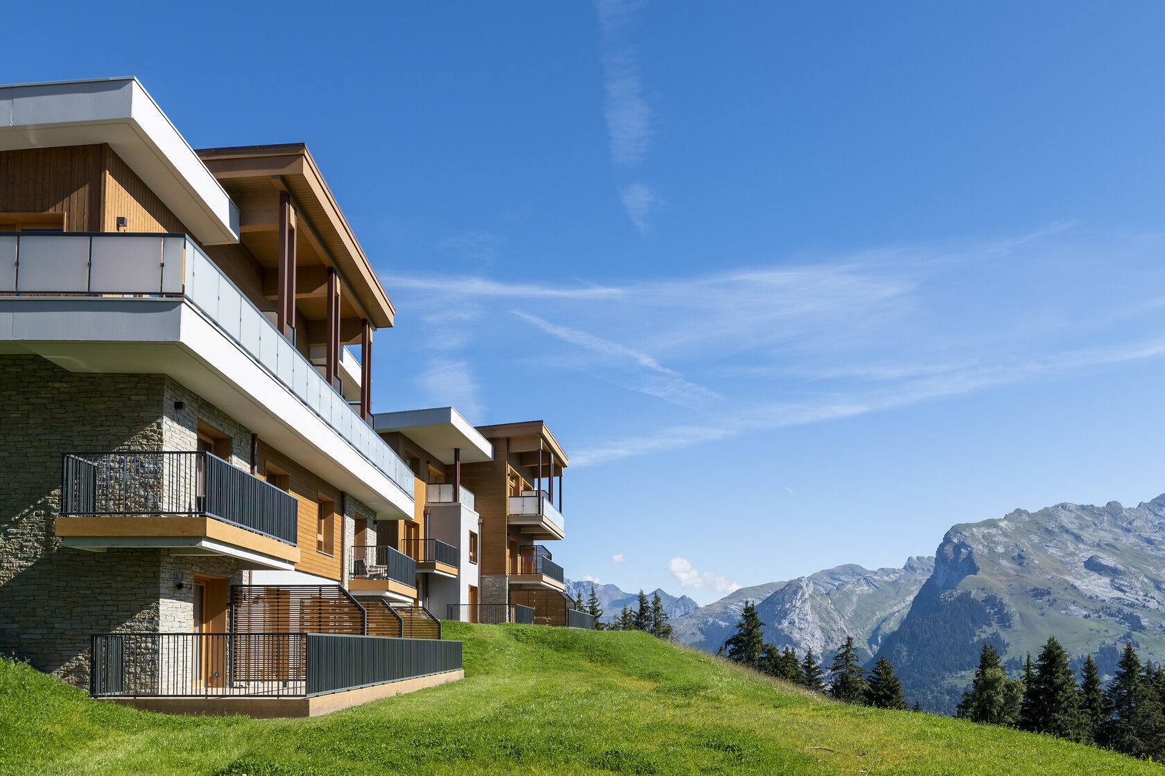 Шале Club Med Grand Massif летом