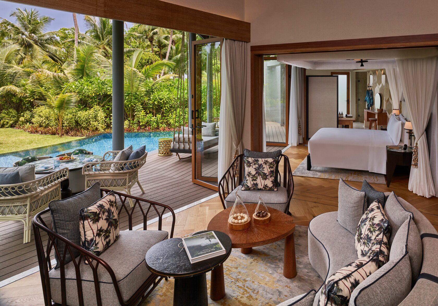 Вилла Hawksbill с одной спальней и бассейном в Waldorf Astoria Seychelles Platte Island