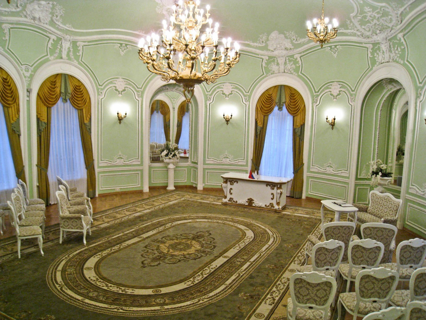 дворцы бракосочетания зал