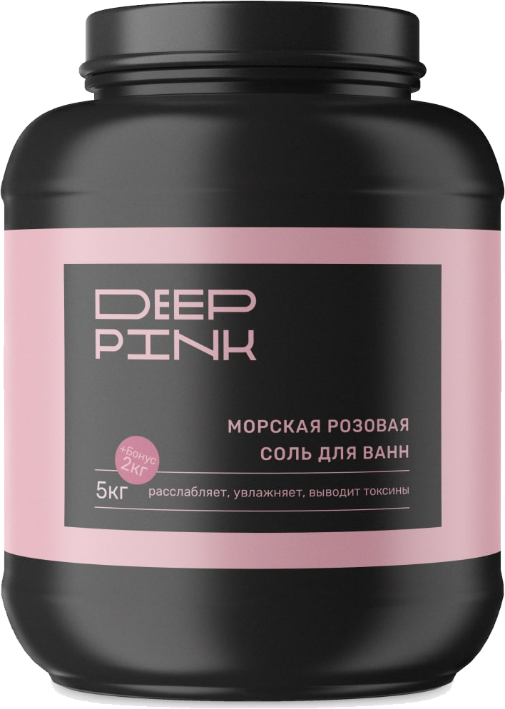 Морская розовая соль DEEP PINK без добавок 7кг