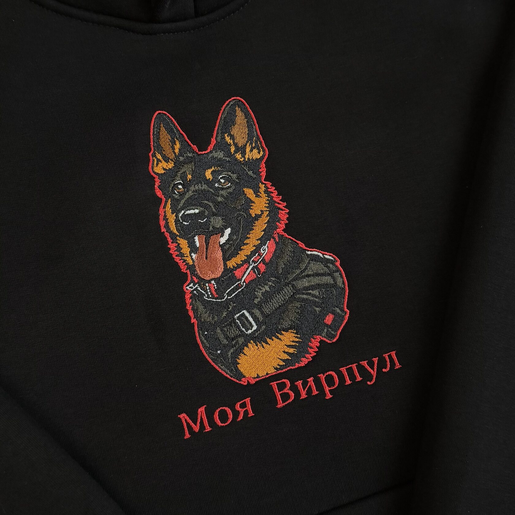 Вышивка питомца на одежде
