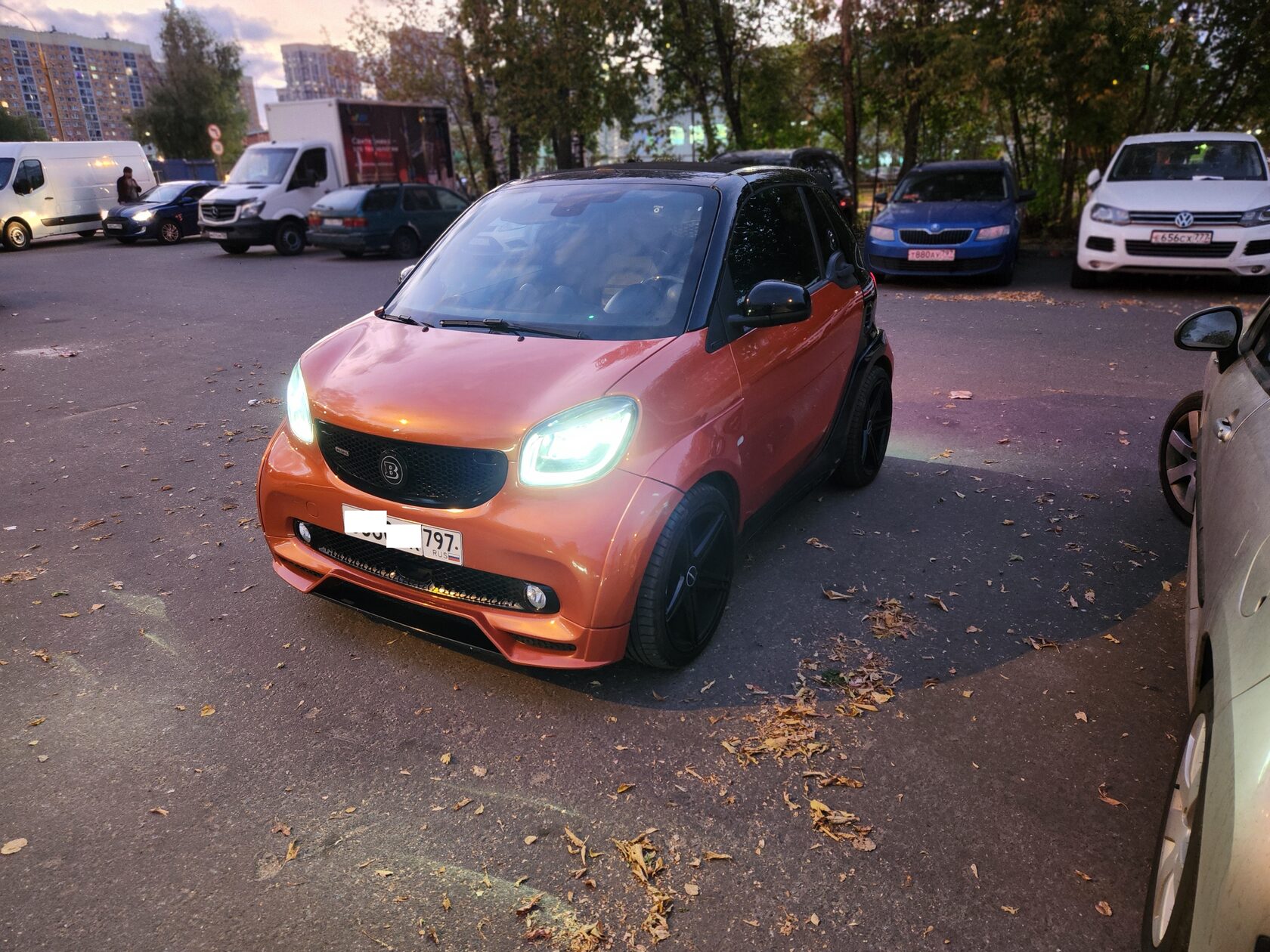 автозвук smart for two cabrio 453