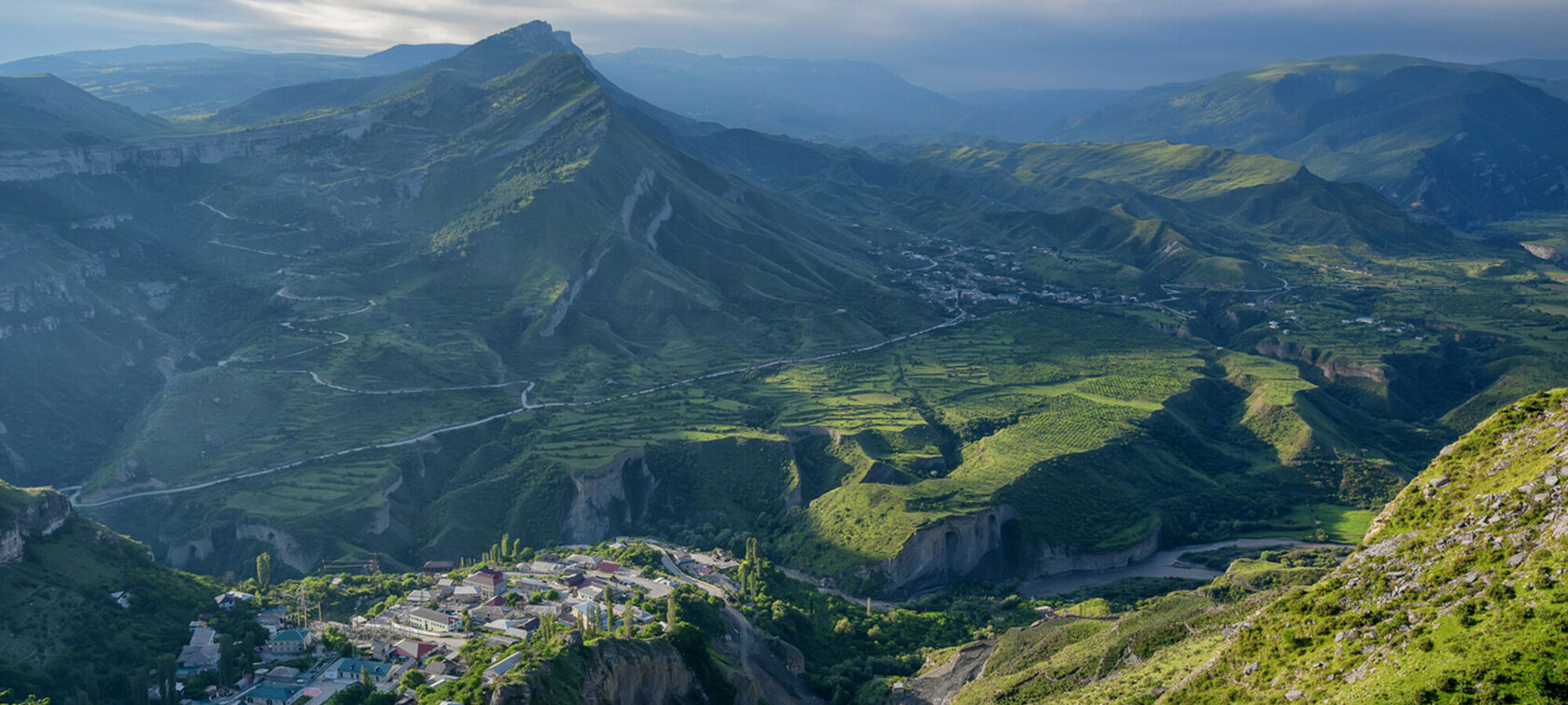 Горы Дагестана панорама